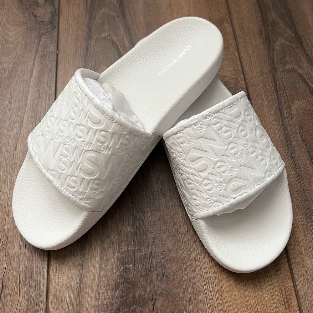 Stuart Weitzman Pool Slide Sandals 10